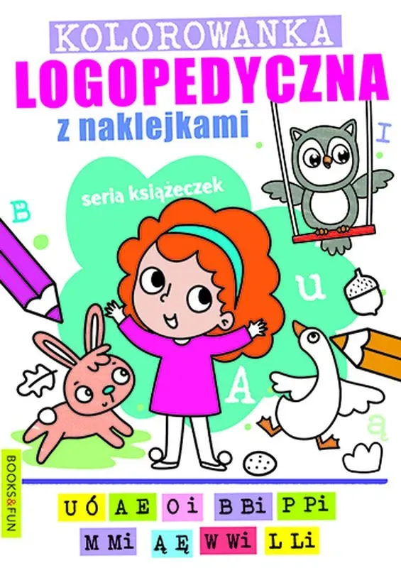 Kolorowanka logopedyczna z naklejkami 1