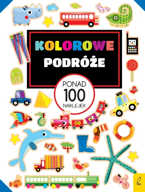 Kolorowe podróże ponad 100 naklejek