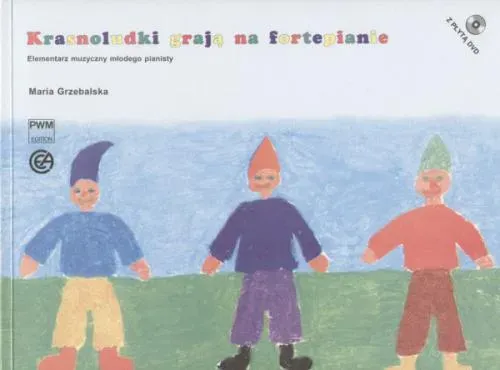 Krasnoludki grają na fortepianie. Elementarz muzyczny młodego pianisty z płytą DVD