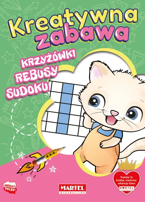 Kreatywna zabawa. Krzyżówki, rebusy, sudoku