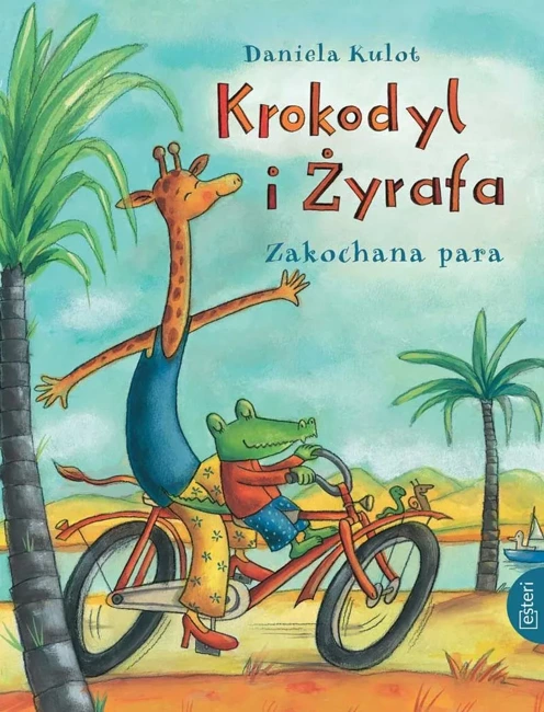 Krokodyl i żyrafa zakochana para