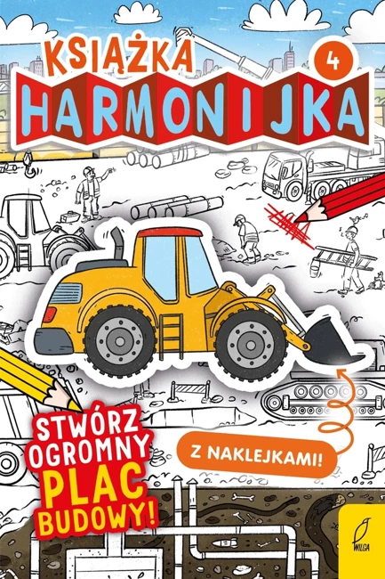 Książka harmonijka. Stwórz plac budowy cz.4