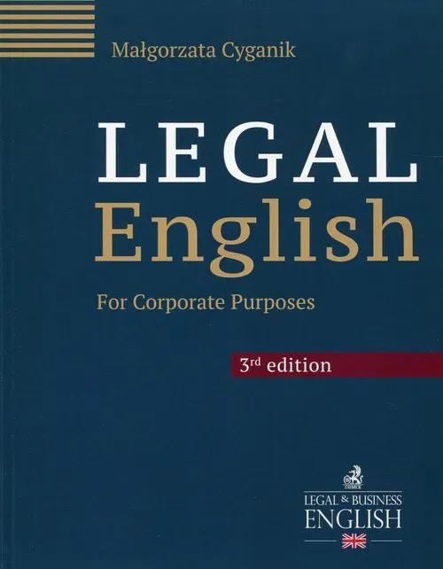 Legal english for corporate purposes