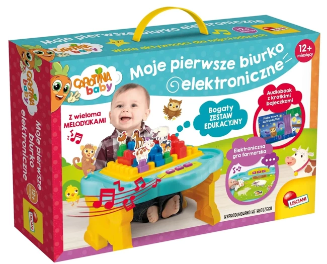 Lisciani Carotina baby Moje pierwsze biurko elektroniczne 304-PL76628