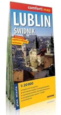 Lublin Świdnik plan miasta 1:20 000