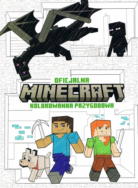 MINECRAFT. Oficjalna kolorowanka przygodowa