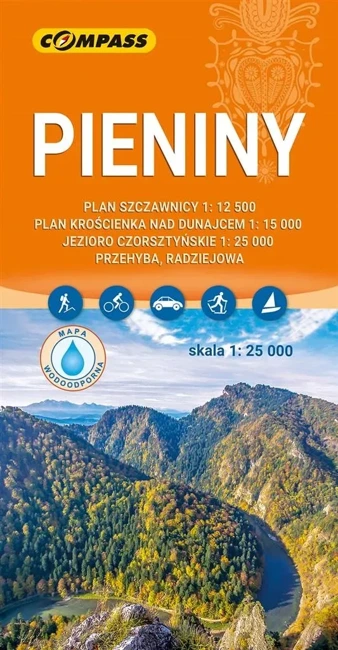 Mapa - Pieniny 1:25 000