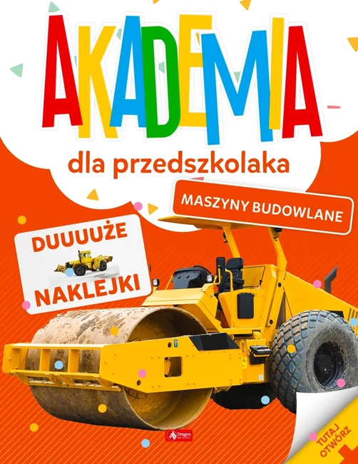 Maszyny budowlane.  Akademia dla przedszkolaka