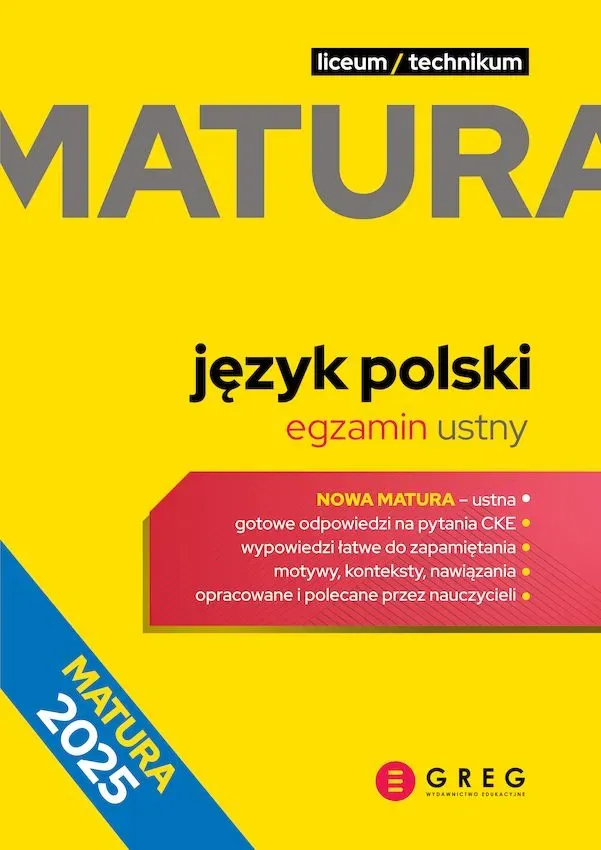 Matura 2025 Język polski egzamin ustny