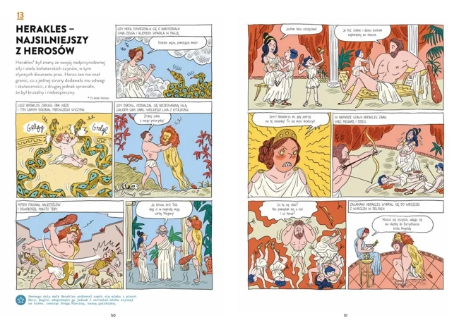 Mitologia Greków i Rzymian w komiksie. Naukomiks