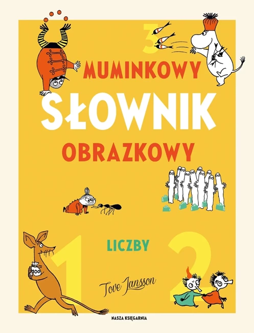 Muminkowy słownik obrazkowy. Liczby. Muminki