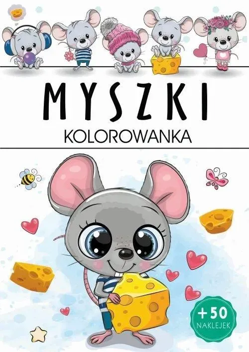 Myszki. Kolorowanka