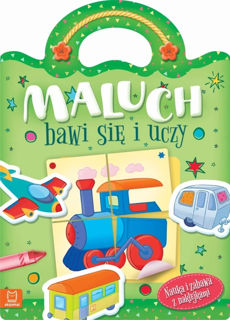 Nauka i zabawa z naklejkami. Maluch bawi się i uczy