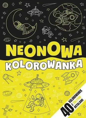 Neonowa kolorowanka żółta