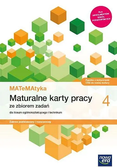 Nowe matematyka karty pracy klasa 4 liceum i technikum  zakres podstawowy i rozszerzony