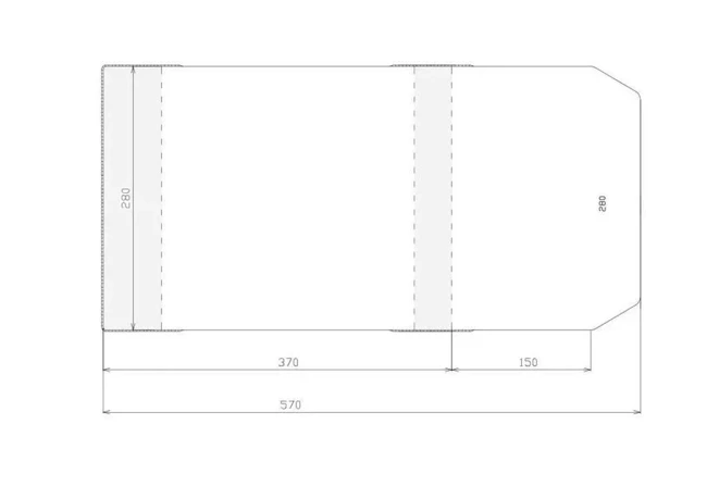 Okładka regulowana 280x520mm (50szt)