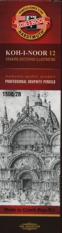 Ołówek grafitowy 1500/2B (12szt)