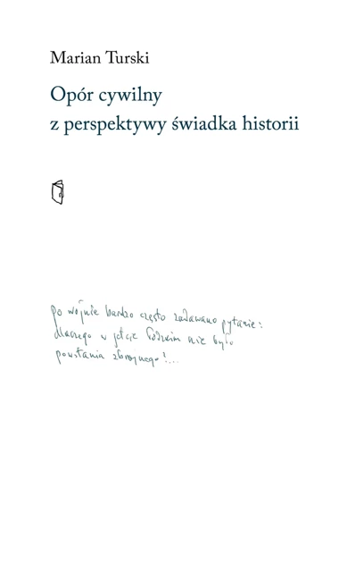 Opór cywilny z perspektywy świadka historii