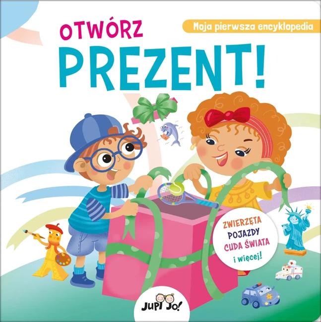 Otwórz prezent!. Zwierzęta, pojazdy, cuda świata i więcej!