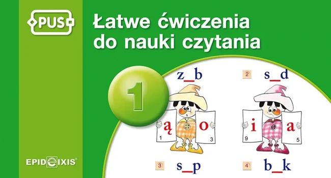 PUS Łatwe ćwiczenia do nauki czytania 1