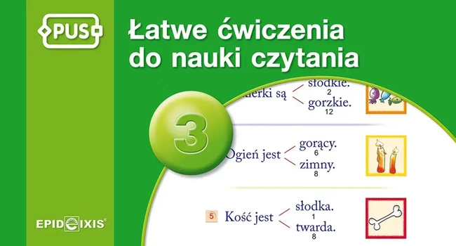 PUS Łatwe ćwiczenia do nauki czytania 3