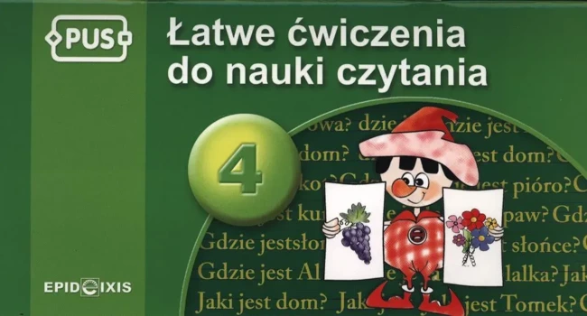 PUS Łatwe ćwiczenia do nauki czytania 4