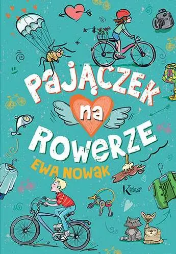 Pajączek na rowerze (kolor)