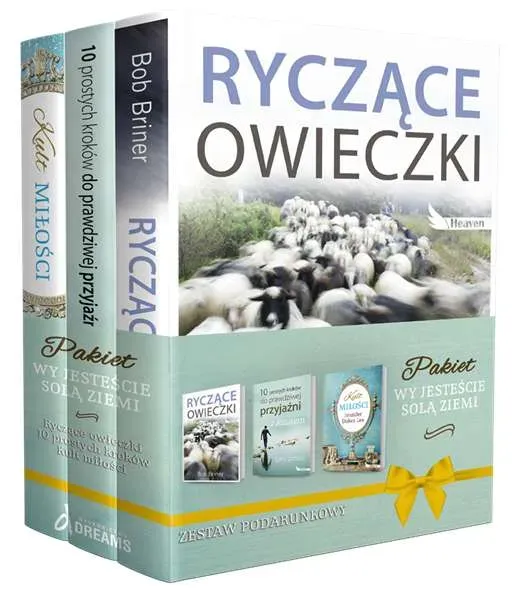 Pakiet Wy jesteście solą ziemi. Ryczące owieczki / 10 prostych kroków do prawdziwej przyjaźni z Jezusem / Kult miłości