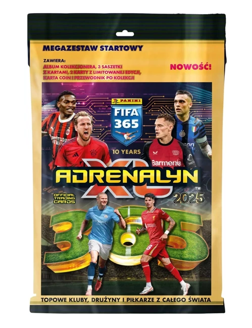 Panini Fifa 365 Adrenalyn XL 2025 Mega zestaw startowy