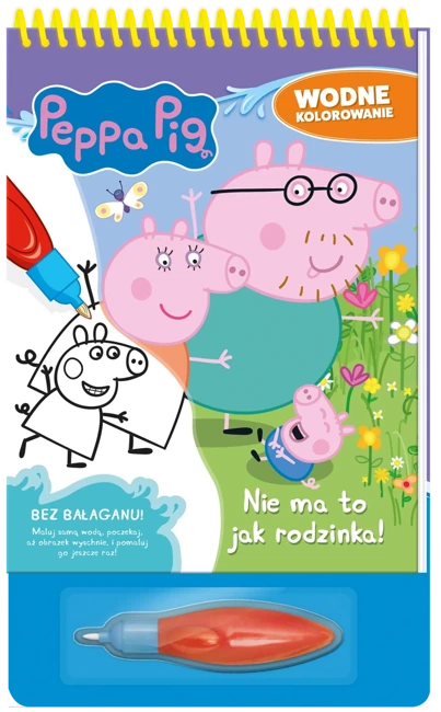 Peppa Pig. Wodne kolorowanie 13. Nie ma to jak rodzinka!