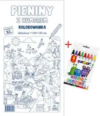 Pieniny z humorem Kolorowanka XL + kredki