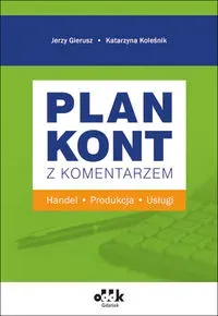 Plan kont z komentarzem - handel, produkcja, usługi