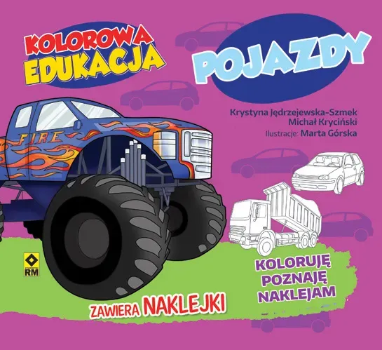 Pojazdy. Kolorowa edukacja