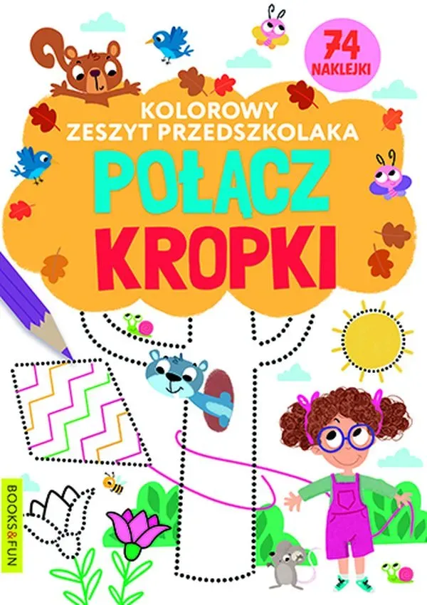 Połącz kropki. Kolorowy zeszyt przedszkolaka