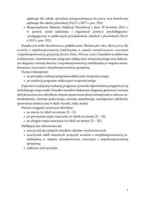 Programy edukacyjno-terapeutyczne dla uczniów z niepełnosprawnością intelektualną w stopniu umiarkowanym znacznym i niepełnosprawnością sprzężoną