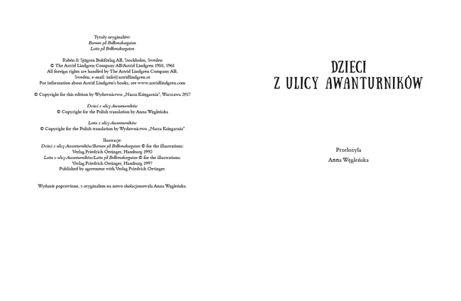 Przygody dzieci z ulicy Awanturników wyd. 2022