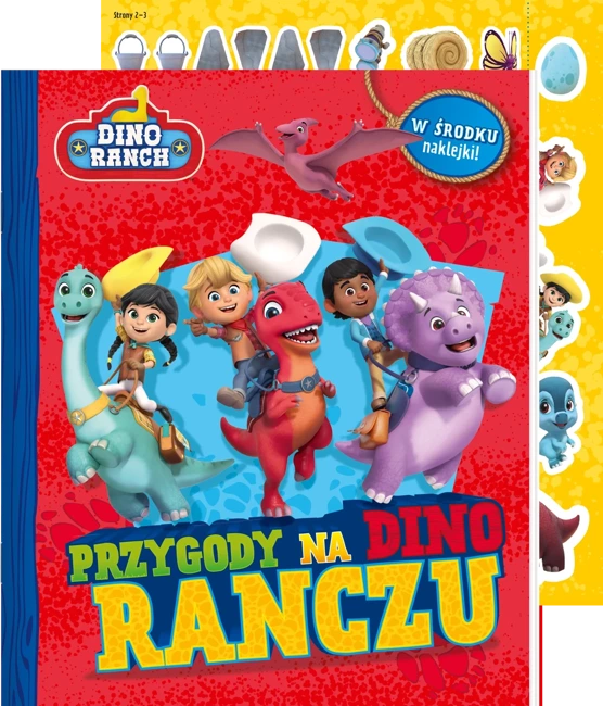 Przygody na Dino ranczo. Dino Ranch. Activity z naklejkami