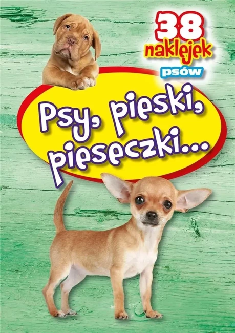 Psy, pieski, pieseczki - 38 naklejek