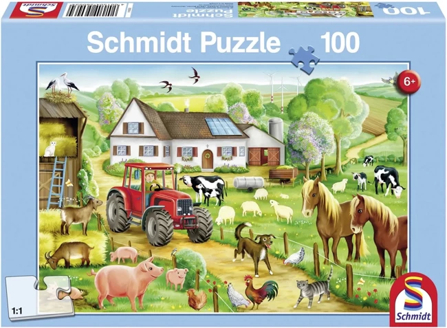 Puzzle 100 Wesołe gospodarstwo 104008