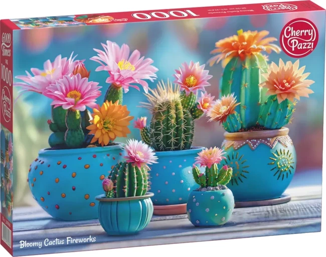 Puzzle 1000 CherryPazzi  Bloomy Cactus Fireworks 30868