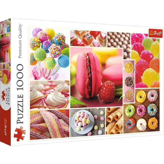 Puzzle 1000 Cukierki kolaż TREFL