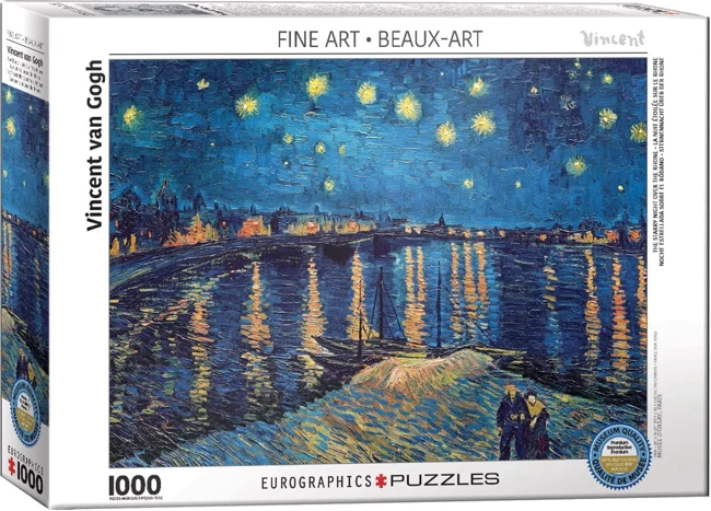 Puzzle 1000 EG-The Starry Night Over the R 6000-5708