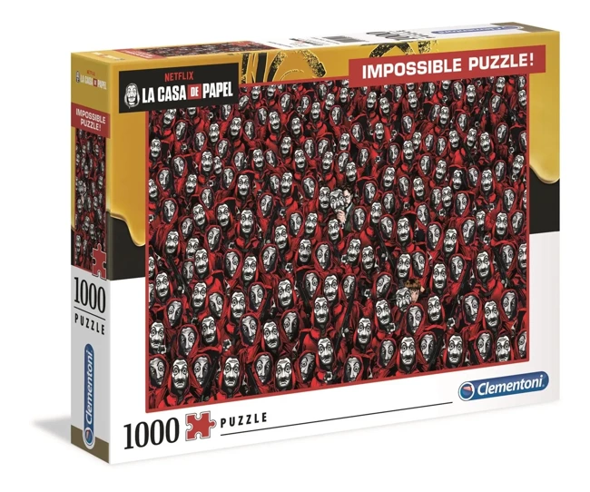 Puzzle 1000 Niemożliwe Netflix La Casa de Papel 39527