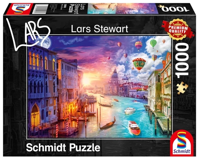 Puzzle 1000 PQ Dzień-Noc Wenecja L. Stewart 109966