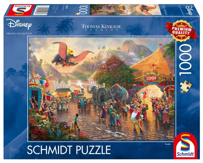 Puzzle 1000 PQ T. Kinkade Słoń Dumbo Disney 110793