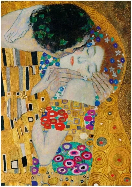 Puzzle 1000 Pocałunek- fragment, Gustav Klimt