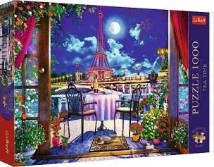 Puzzle 1000 Premium Plus Tea Time Paryż w blasku księżyca 10843