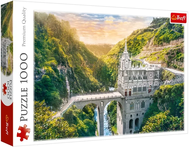 Puzzle 1000 Sanktuarium Las Lajas, Kolumbia TREFL