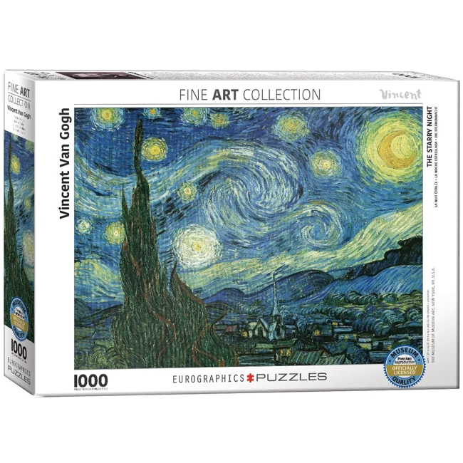 Puzzle 1000 Starry Night by van Gogh 6000-1204