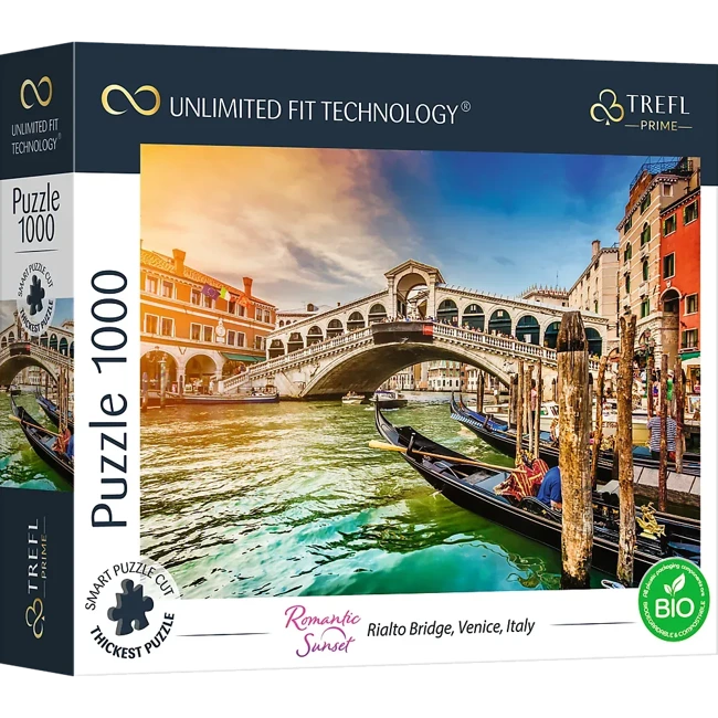 Puzzle 1000 UFT Rialto Bridge Venice Italy 10692